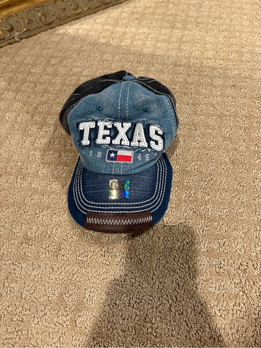 Texas Denim Baseball Cap - Blue
